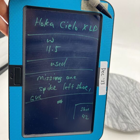 Hoka One One Cielo X LD Track Shoe Women 11.5 Radient Yellow Lightweight Running - Picture 11 of 12